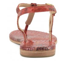 Economici Thong pyton printing leather sandal F0817888-0250 Basso Prezzo